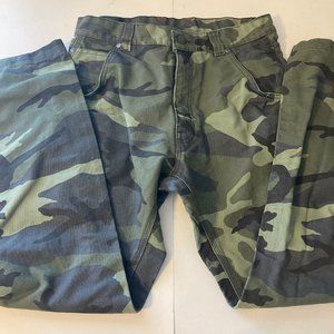 Craftsman Mens 30 x 30 Green Camo Cargo Pants Camouflage Hunting
